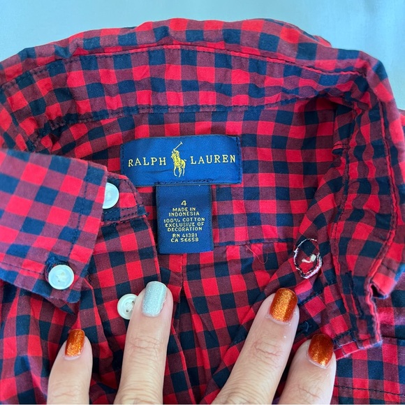 Lot of 3 Boy’s Shirts- 1 Ralph Lauren, 1 Disney, 1 Crazy 8 in Size 4T - Picture 5 of 14